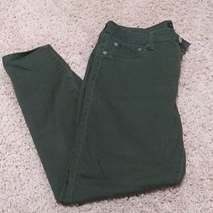 Aeropostale High Waist Jeggings size 10 R Green
